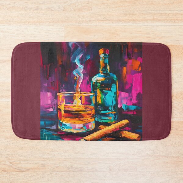 Artikelvorschau, Spirituelle Harmonie – Whisky und Zigarre in einer kühnen, pastosen Soiree-Soiree-Generierung feiern entworfen und verkauft von OlfactoART Studio.