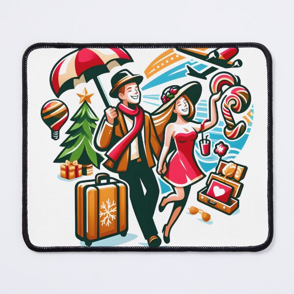 Item preview, Couple in love Travel to world together  designed and sold by vectorillus.