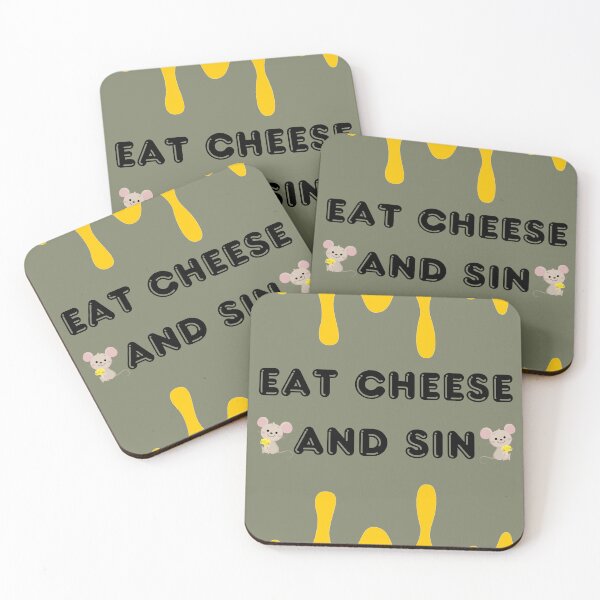 Item preview, Eat Cheese And Sin designed and sold by Mateusz Bachanek.