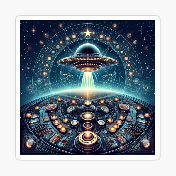 Artikel-Vorschau von UFO-Befehlskontrolle, designt und verkauft von JhonnyDArt.