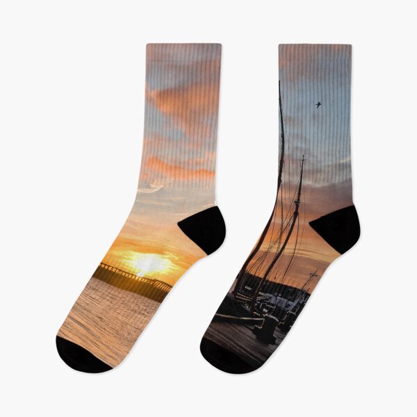 Item preview, January sunrise on the River Blyth designed and sold by Violaman.