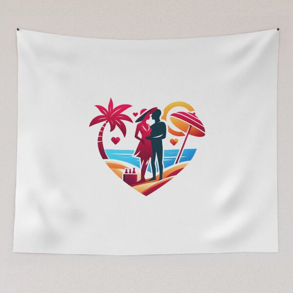 Item preview, Couple in love Travel to world together  designed and sold by vectorillus.