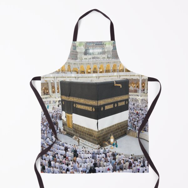 Artikelvorschau, Kaaba die heilige Moschee in Mekka mit muslimischen Pilgern entworfen und verkauft von skalihm.