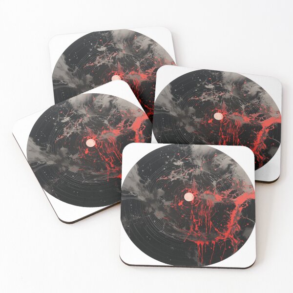 Item preview, red and black abstract circle designed and sold by TurekDudi.