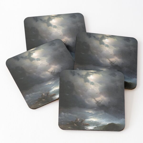 Item preview, "North Sea storm" Aivazovsky 1865 designed and sold by Clara  Memmoli.