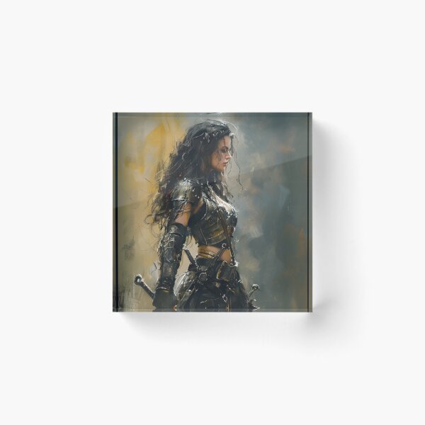 Item preview, Woman Warrior - Fantasy Art designed and sold by Seeker7Seven.