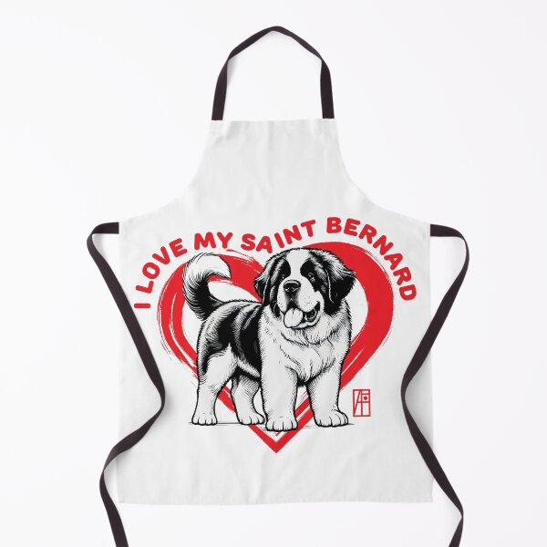 Item preview, I Love My Saint Bernard - I Love my dog - Rescue dog designed and sold by ArtProjectShop.