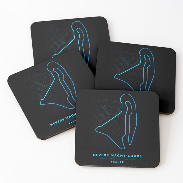 Item preview, Nevers Magny-Cours circuit in France in blue color neon style designed and sold by Jerhus.