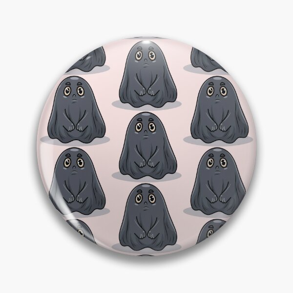 Item preview, Cute Kawaii Sad Ghost Pattern designed and sold by PatternInArt.