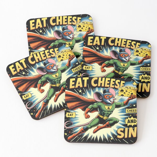 Item preview, eat cheese and sin designed and sold by czarnyfeniks.