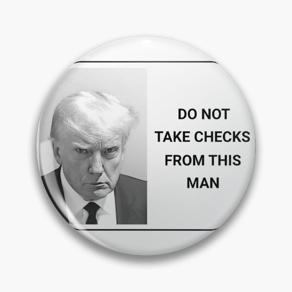 Item preview, Donald Trump Mugshot - Do Not Take Checks designed and sold by humnoo.