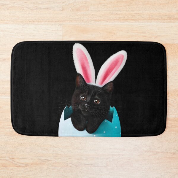 Item preview, Easter black cat designed and sold by Valeriya Korenkova Kodamorkovkart.