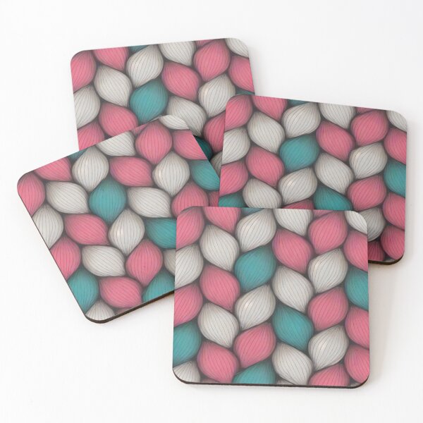Item preview, Textured Tones: Woven Waves Pattern designed and sold by RetroRover.