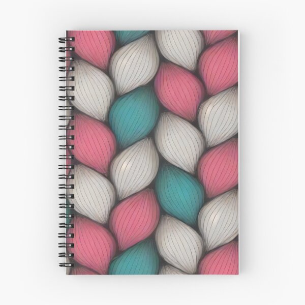 Item preview, Textured Tones: Woven Waves Pattern designed and sold by RetroRover.