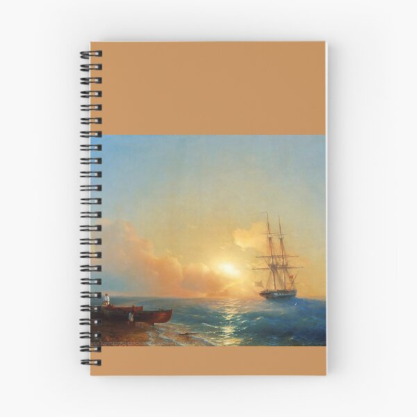 Item preview, "Fishermen on the seacoast" Aivazovsky 1852 designed and sold by Clara  Memmoli.