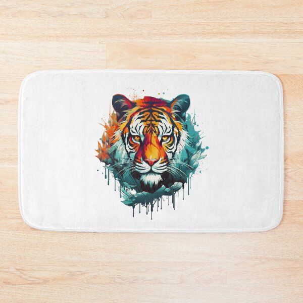 Item preview, Colorful Tiger Portrait designed and sold by ZenEvoke.