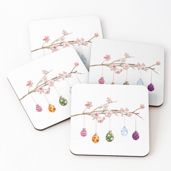 Item preview, Colorful Easter eggs on a branch designed and sold by BestFashion4u.