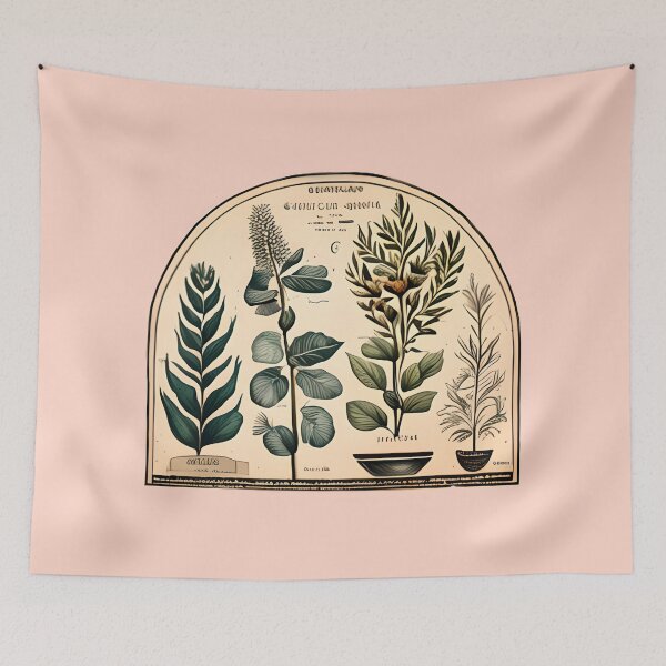 Item preview, Classic elegant Vintage botanical charts. Plant lover vintage aesthetic. designed and sold by Unitepeople.