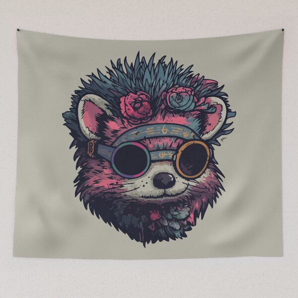 Item preview, Punk Hedgehog designed and sold by Amir Faysal.