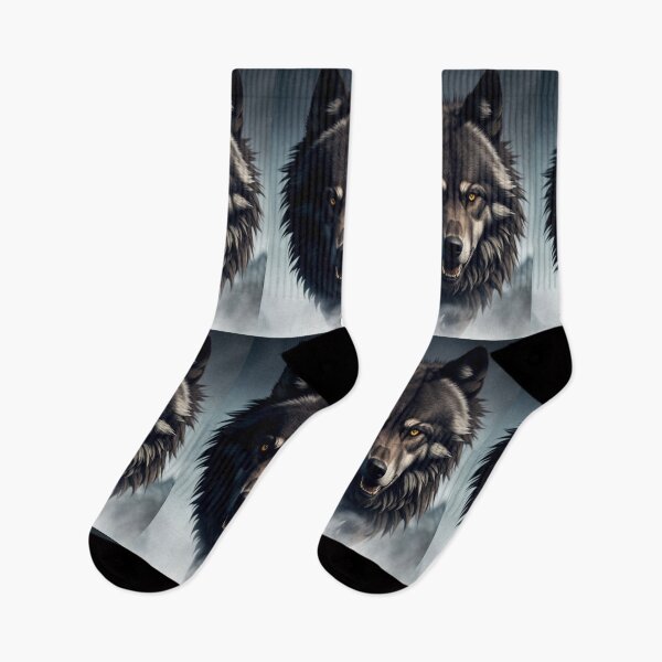 Item preview, Majestic Wolf 5 - Wilderness Spirit Art on Redbubble designed and sold by craftyblinders9.
