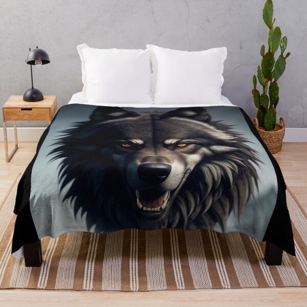 Item preview, Majestic Wolf 5 - Wilderness Spirit Art on Redbubble designed and sold by craftyblinders9.