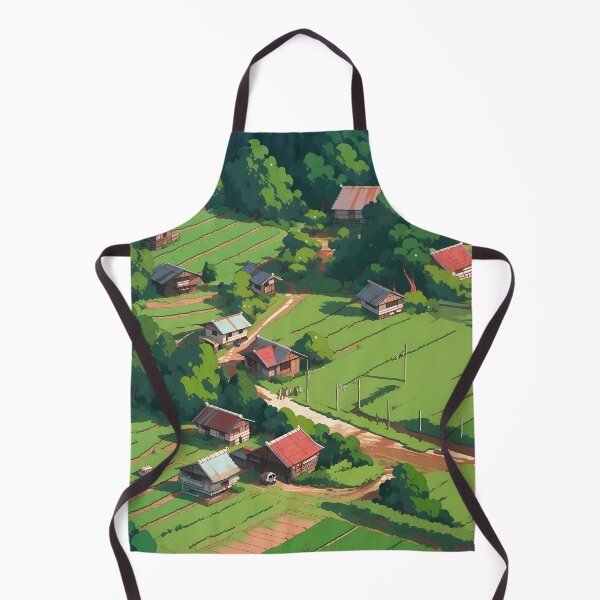 Item preview, Anime village top down view- Pixel art designed and sold by octoboobs.