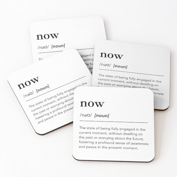 Item preview, The power of Now Definition word art. Mindfulness, Meditation, Yoga, inner peace, mindful artwork designed and sold by lagunaklein.
