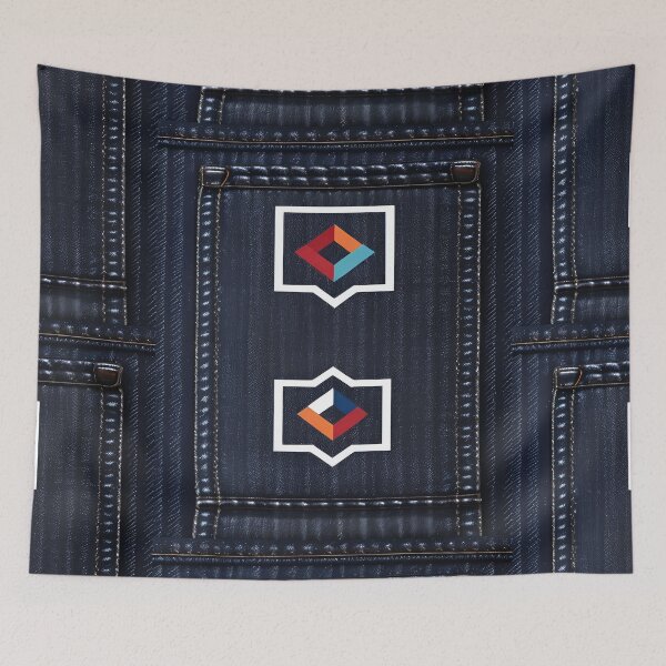 Item preview,  Jeans clothes, red embroidered jeans 13 designed and sold by Kader101.