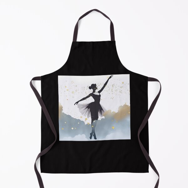 Item preview,  Girl Dancing under Glittering Stars and clouds designed and sold by Delightandarts.