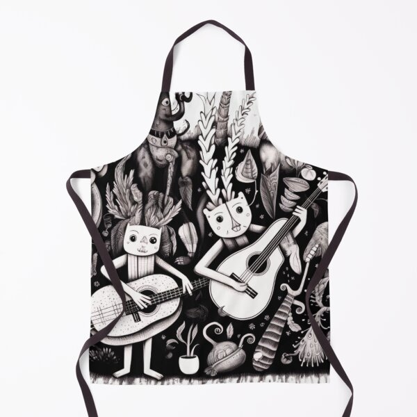 Item preview, bstract Black and White Orchestra Art designed and sold by BubbleSpy.