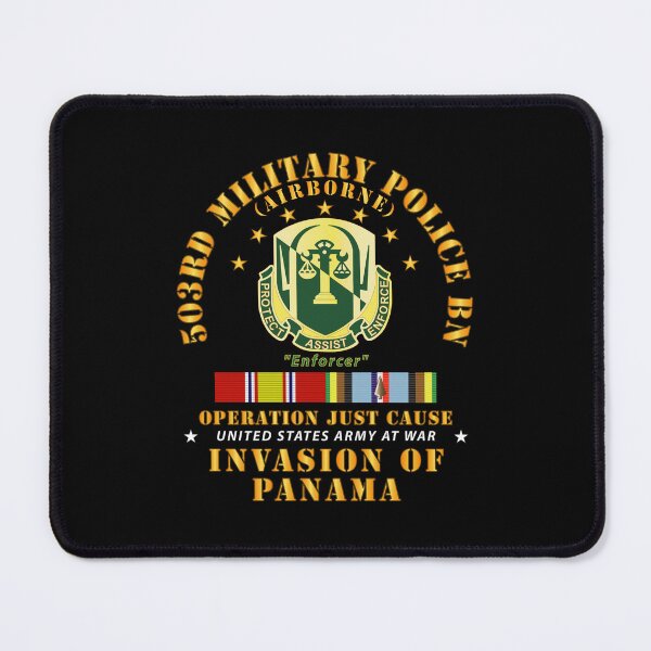 Item preview, Just Cause - 503rd Military Police Bn - Ft Bragg NC w Svc Ribbons designed and sold by Military Insignia Products.