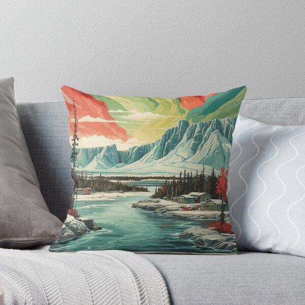 Item preview, Yellowknife Snow Starry Night and Moon Vintage Poster Tourism 2 designed and sold by TravelersGems.