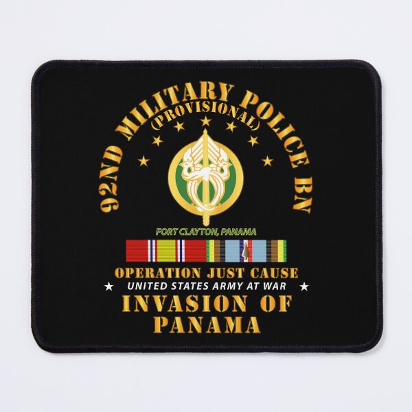 Item preview, Just Cause - 92nd Military Police Bn- Ft Clayton Panama w Svc Ribbons designed and sold by Military Insignia Products.