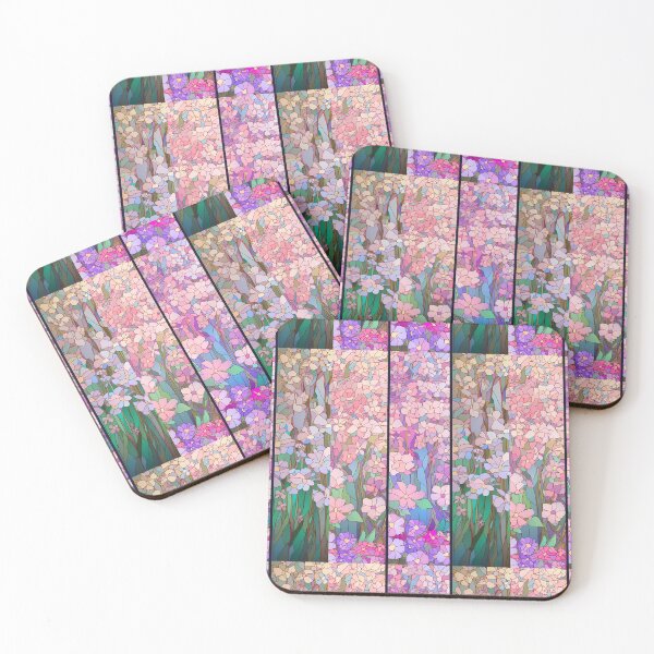 Item preview, Colorful Floral glass stained design  designed and sold by octoboobs.