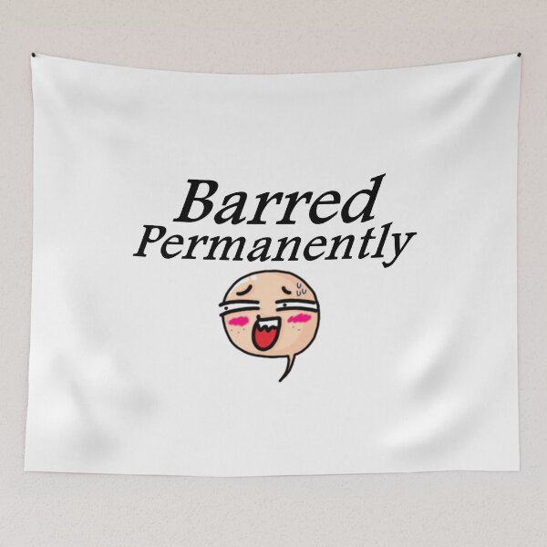 Item preview, Barred Permanently designed and sold by skeastore.