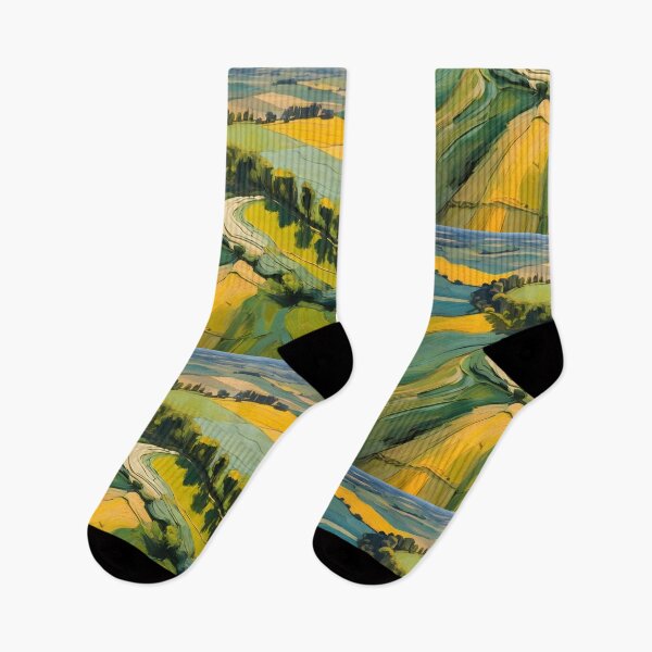 Item preview, Abstraction agricultural area and green wavy fields in sunny day designed and sold by enhan.