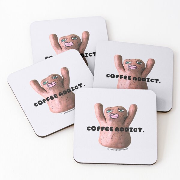Item preview, Coffee addict., Mr. Blob, blob, cute blob, v5 | @lilsboobthangs © designed and sold by lilsboobthangs.