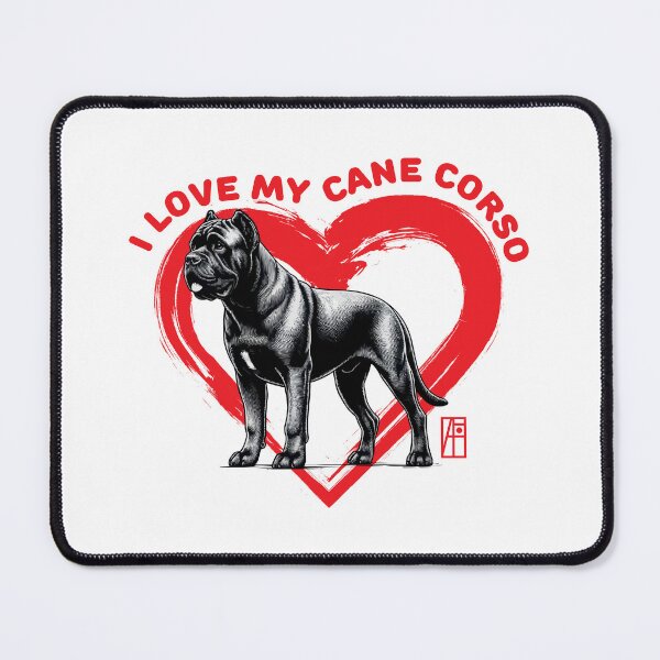 Item preview, I Love My Cane Corso - I Love my dog - Dog - lion is a piece of cake designed and sold by ArtProjectShop.