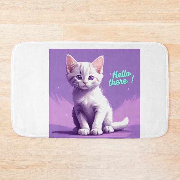 Item preview, Cute white kitten designed and sold by Venubis.