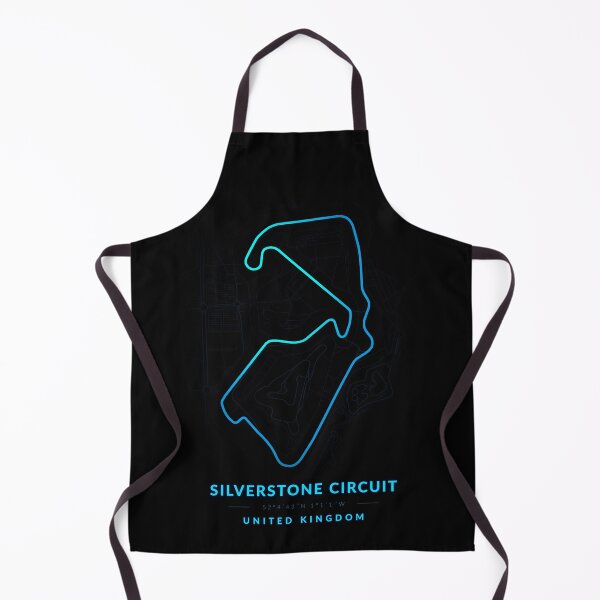 Item preview, Silverstone circuit in the United Kingdom in blue neon style color designed and sold by Jerhus.