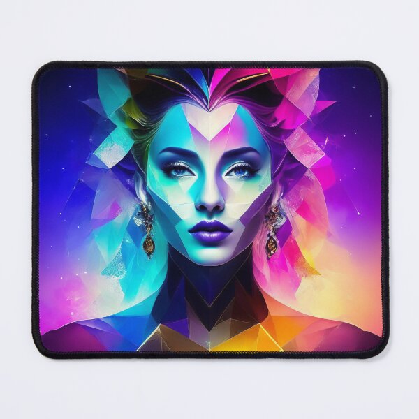 Item preview, Colorful Woman - Colorful Female Portrait designed and sold by Manos Ch.
