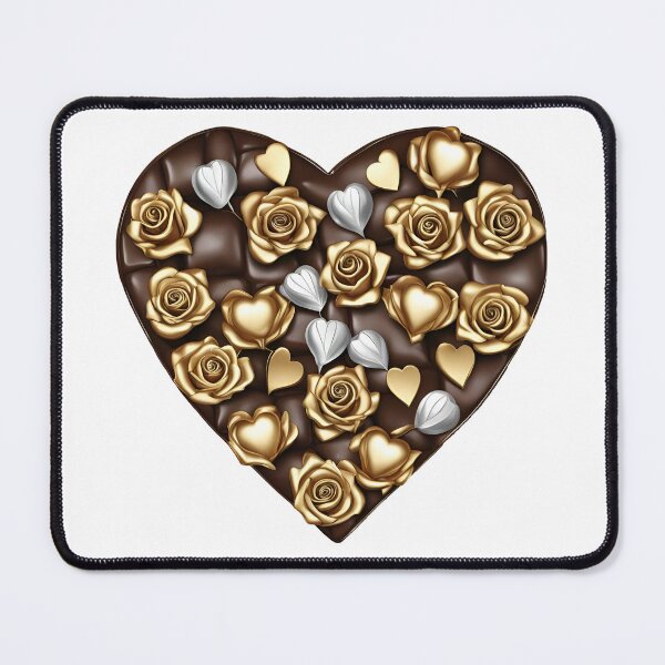 Item preview, Chocolate and golden roses designed and sold by Marcu Ioachim.