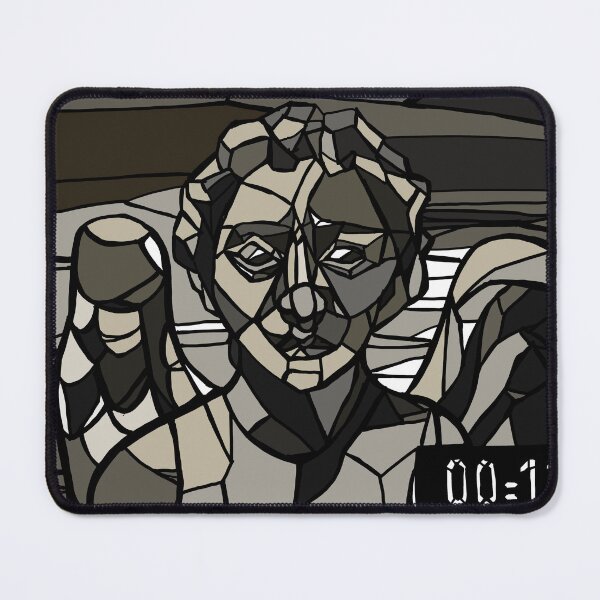 Artikelvorschau, Bild eines Engelsmosaiks – Doctor Who Weeping Angel Fan Art entworfen und verkauft von WhatWhatDesigns.