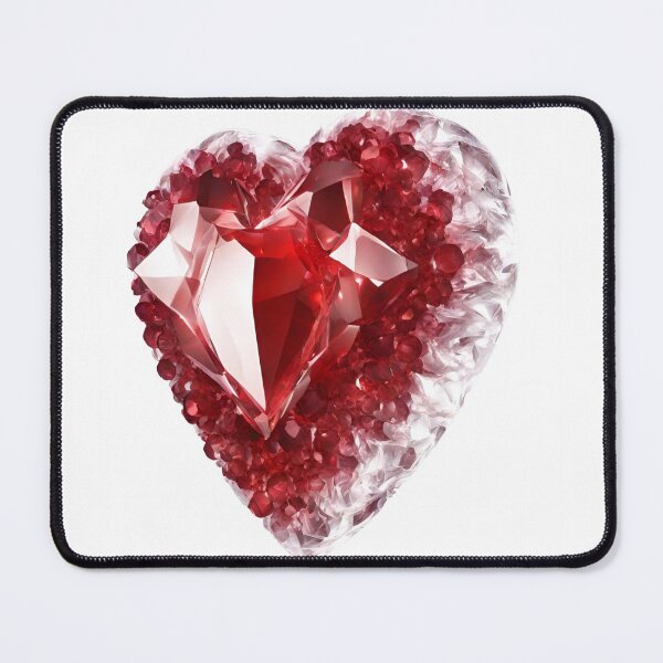 Item preview, Crystal royal red gemstone heart designed and sold by MyCraftForYOU.