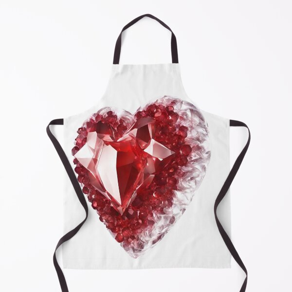 Item preview, Crystal royal red gemstone heart designed and sold by MyCraftForYOU.