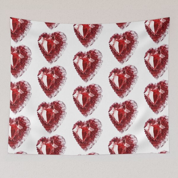 Item preview, Crystal royal red gemstone heart designed and sold by MyCraftForYOU.