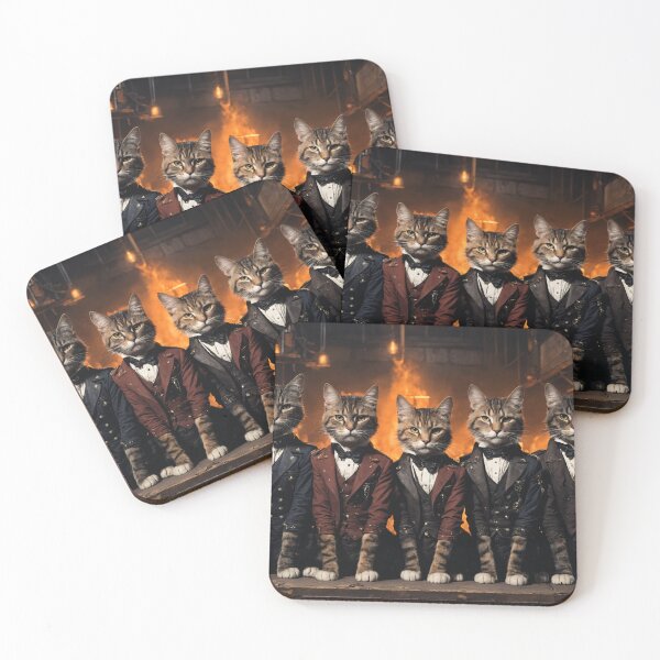 Item preview, German industrial metal cat band designed and sold by Roland Mitterbauer.
