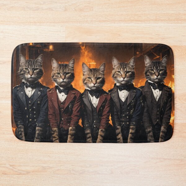 Item preview, German industrial metal cat band designed and sold by Roland Mitterbauer.