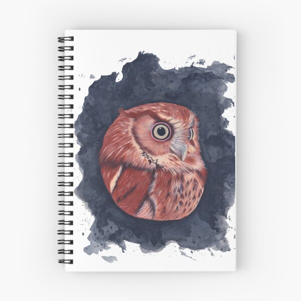 Item preview, Eagle Owl Portrait designed and sold by VintartTales.
