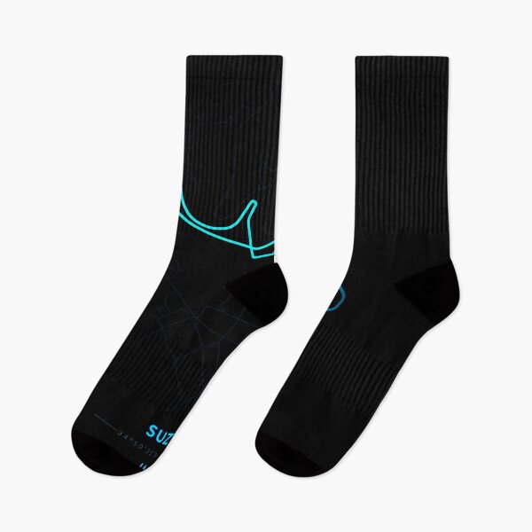 Item preview, Suzuka circuit in Japan in blue color neon style designed and sold by Jerhus.